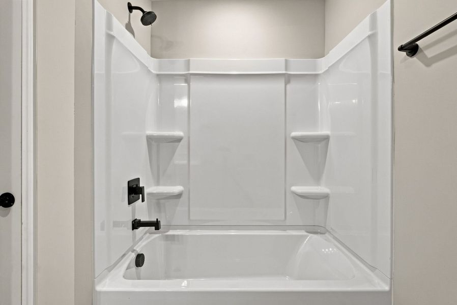 Tub and Shower in the Tahoe Secondary Bathroom