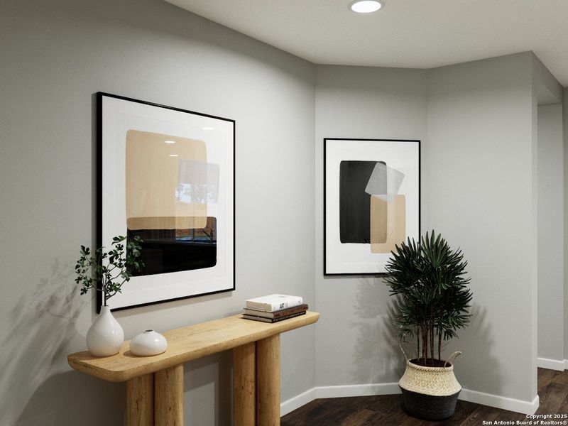 Furnished interior view inside a new home in Swenson Heights, Seguin (Image 17).