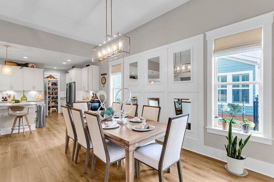Furnished interior view inside a new home in , Summerville (Image 36).