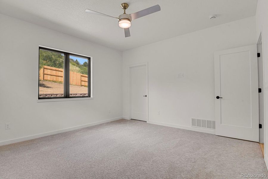 Main level primary suite Main level primary suite