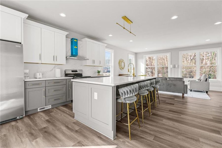 Furnished interior view inside a new home in , Atlanta (Image 11).