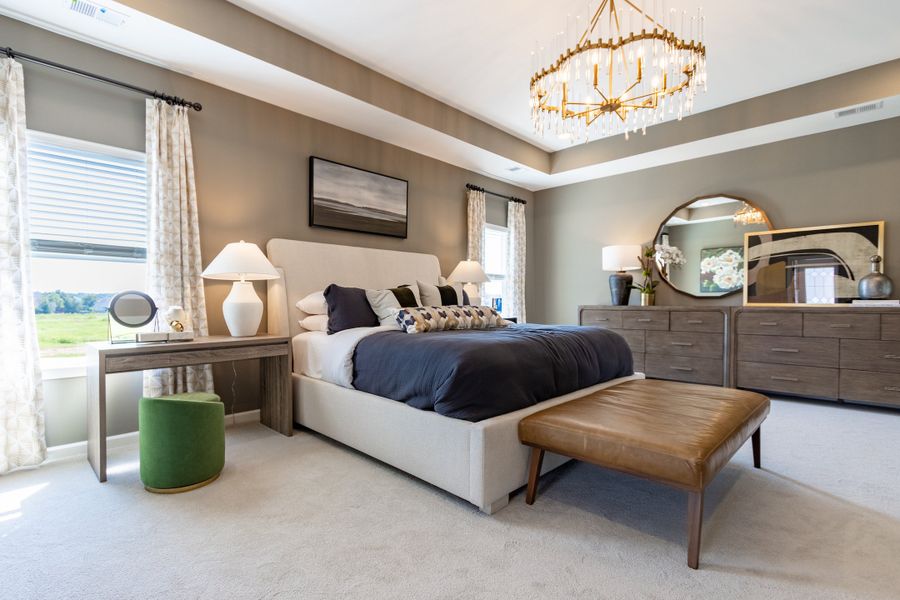 Furnished interior view inside a new home in Bryson Farms, Byron (Image 18). Furnished interior view inside a new home in Bryson Farms, Byron (Image 18).