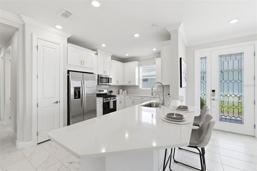 Furnished interior view inside a new home in , Wesley Chapel (Image 10).