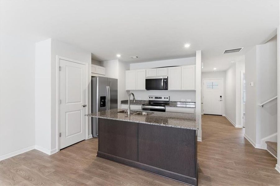 Furnished interior view inside a new home in Silver Leaf, Dawsonville (Image 10).