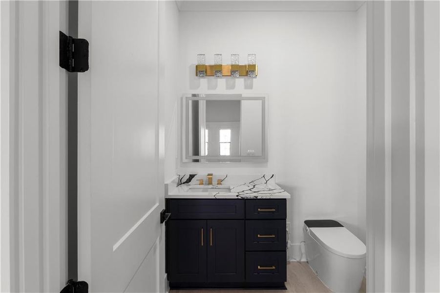 Furnished interior view inside a new home in , Suwanee (Image 17).