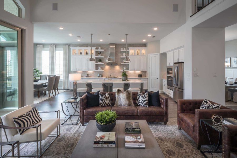 Representative Family Room - some options shown Representative Family Room - some options shown