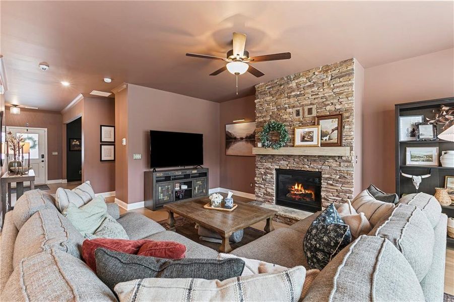 Furnished interior view inside a new home in , Hoschton (Image 31). Furnished interior view inside a new home in , Hoschton (Image 31).