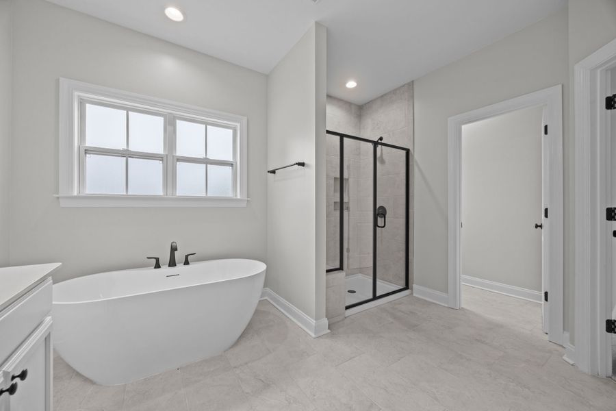 Furnished interior view inside a new home in The Preserve at Langston, Winterville (Image 16).