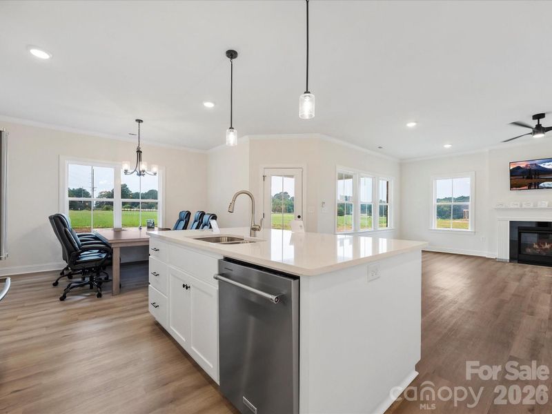 Furnished interior view inside a new home in , Waxhaw (Image 5).