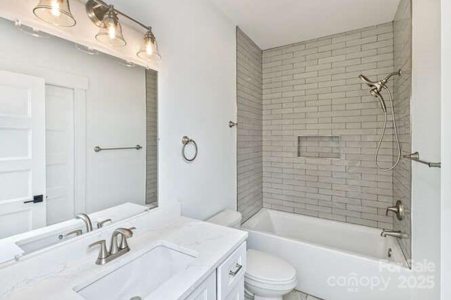 Furnished interior view inside a new home in , Fletcher (Image 8).