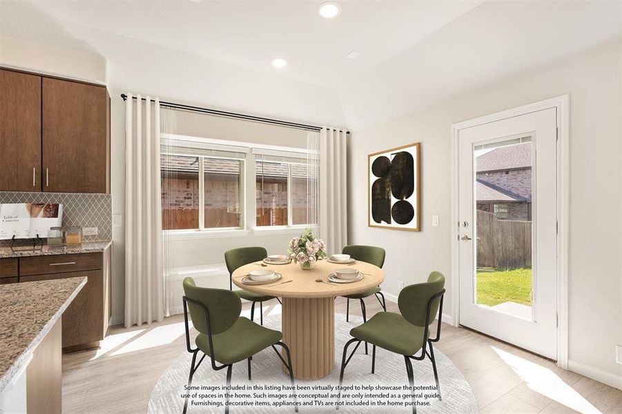 Furnished interior view inside a new home in Godley Ranch Elements, Godley (Image 6).