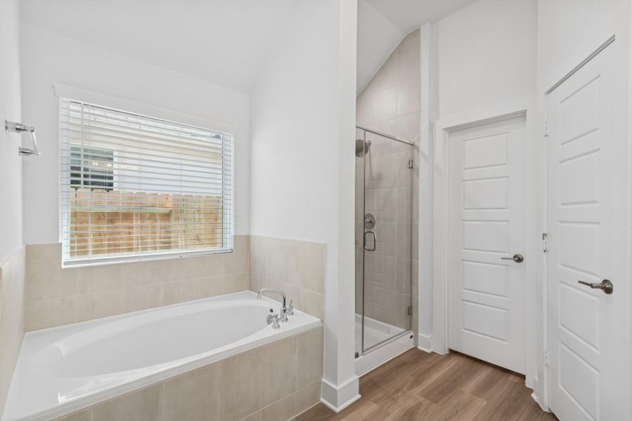 Furnished interior view inside a new home in Lone Star Landing, Montgomery (Image 8).