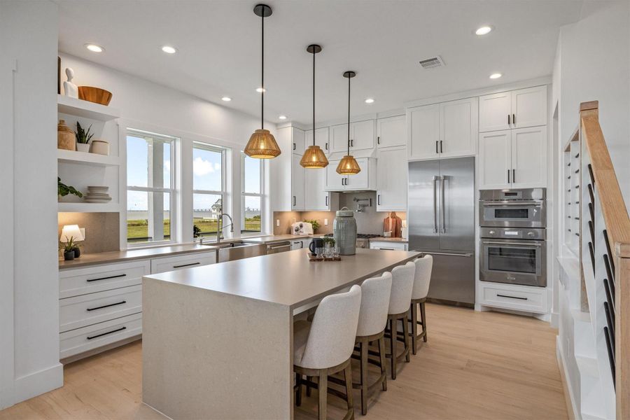 Furnished interior view inside a new home in , Galveston (Image 14).