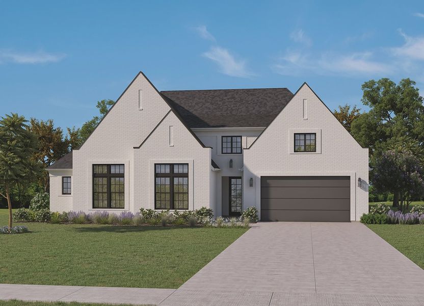 Representative exterior photo of a completed home built from the The Addison by Homebound in Park Place, Prosper, TX (Image 5).