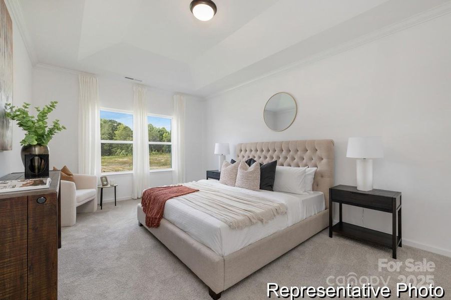 Furnished interior view inside a new home in Whispering Hills, Locust (Image 16).