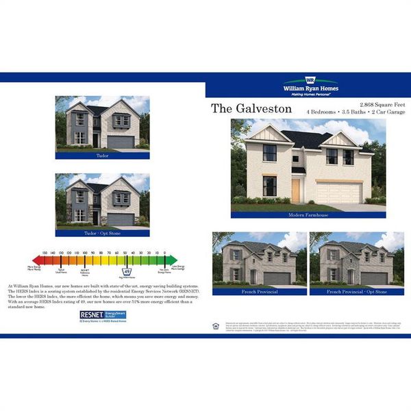 The Galveston - Exterior Options