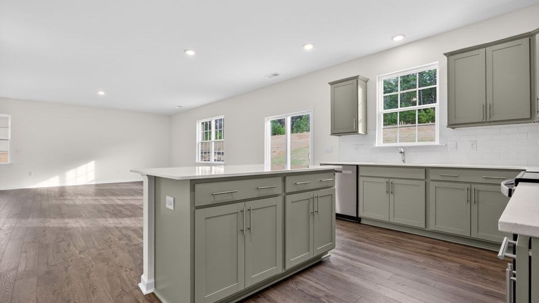 Furnished interior view inside a new home in Olive Branch, Wilson's Mills (Image 7).