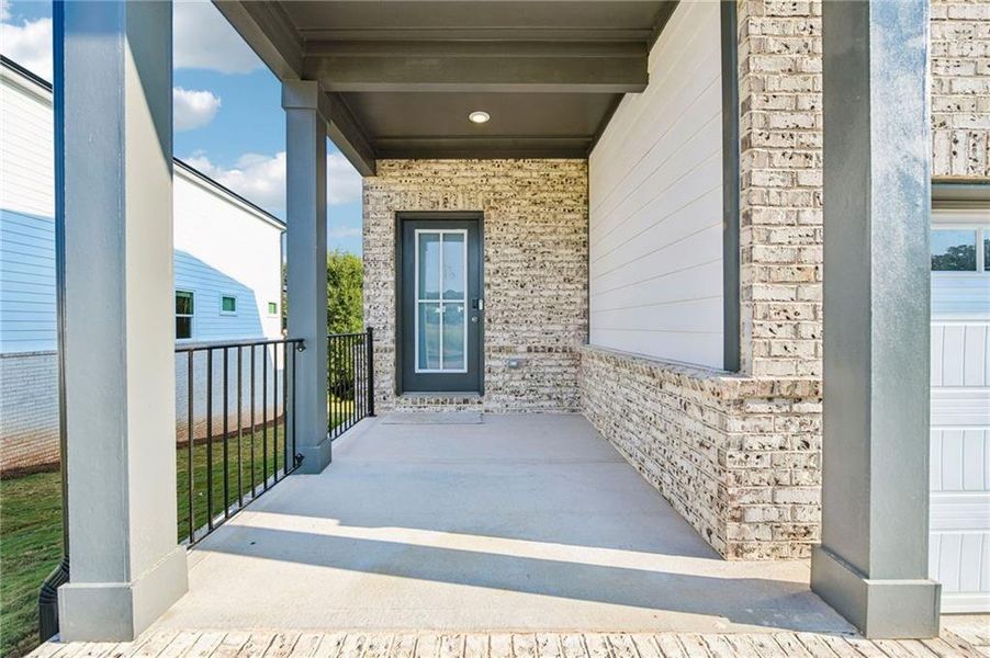 Exterior details and patio area of a home in Hemingway - Reserve Series, Cumming (Image 27). Exterior details and patio area of a home in Hemingway - Reserve Series, Cumming (Image 27).