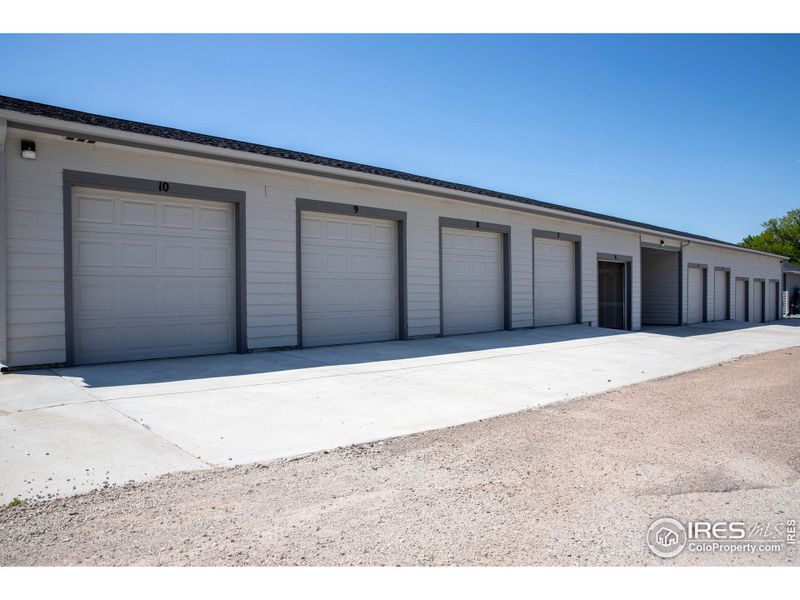 Detached garage units. Detached garage units.