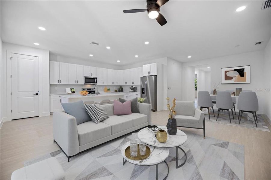Furnished interior view inside a new home in , Rotonda West (Image 6).