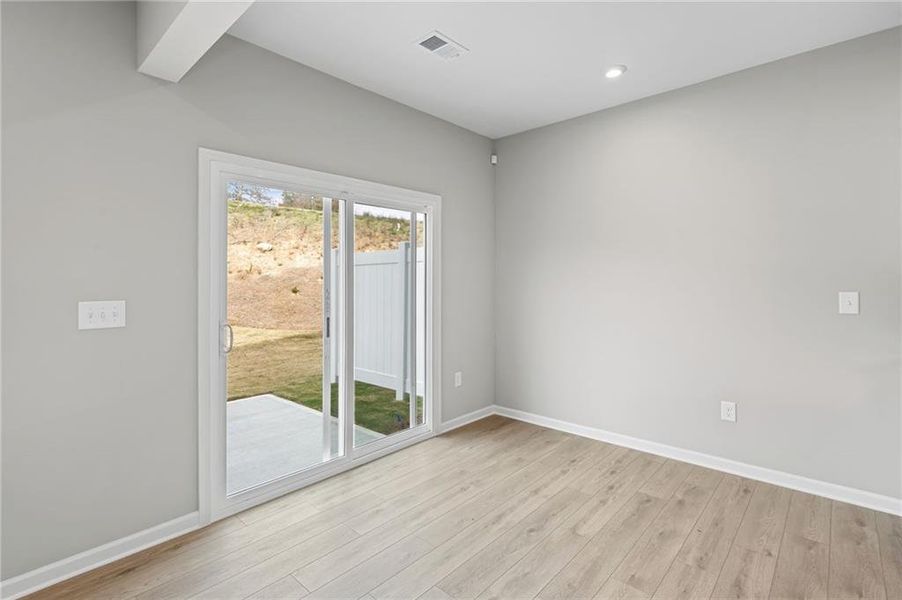 Spacious, unfurnished interior of a new home in Villas at Gold Creek, Dawsonville (Image 34).