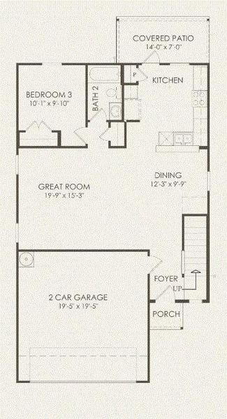 Pulte Homes, Lincoln floor plan