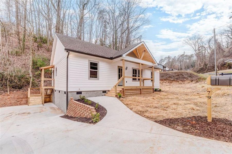 Exterior details and patio area of a home in , Ellijay (Image 29). Exterior details and patio area of a home in , Ellijay (Image 29).