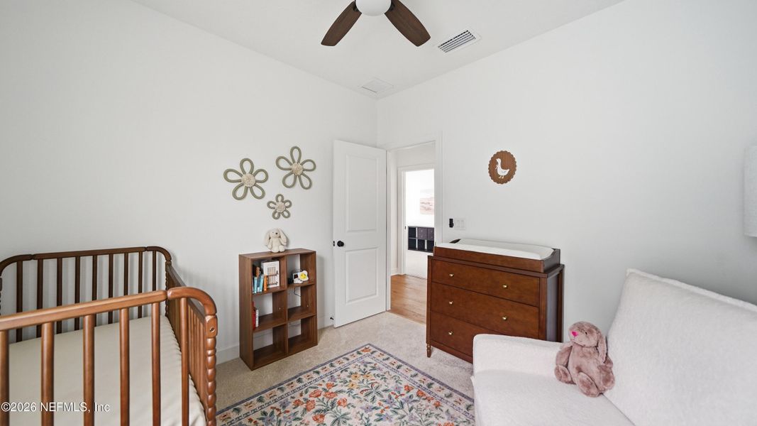 Furnished interior view inside a new home in Seven Pines 40' Front Entry, Jacksonville (Image 60).