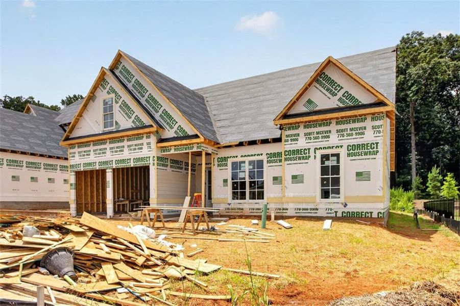 In-progress construction of a new home in , Statham, GA (Image 10). In-progress construction of a new home in , Statham, GA (Image 10).