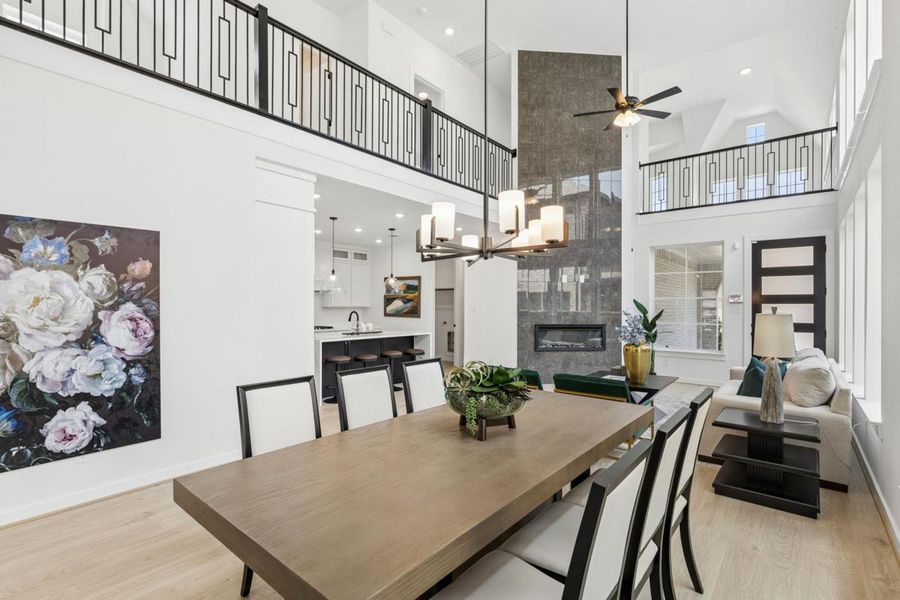 Furnished interior view inside a new home in Walton Ridge, Corinth (Image 11).