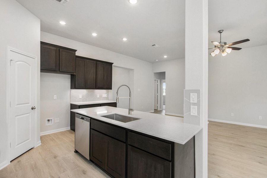 Furnished interior view inside a new home in , Bay City (Image 12).