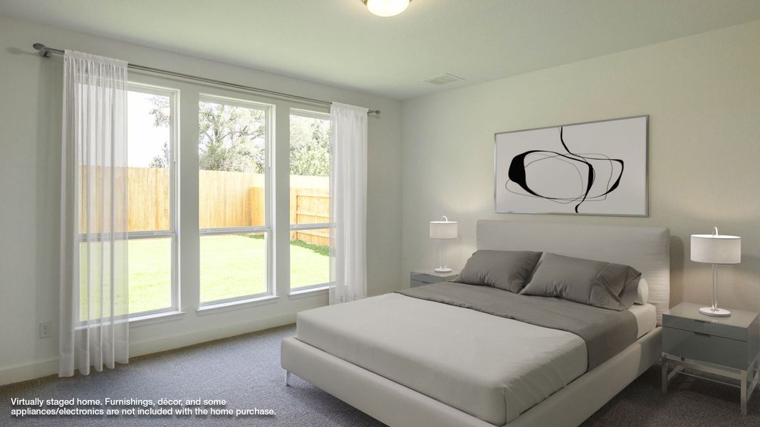 Furnished interior view inside a new home in Woodside 47', Georgetown (Image 5).