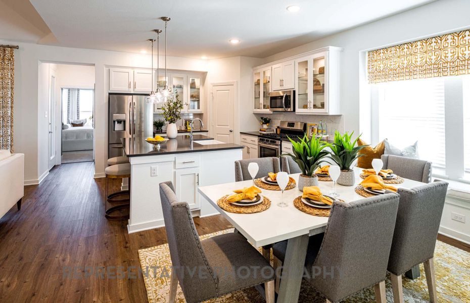 Furnished interior view inside a new home in Pomona, Manvel (Image 27). Furnished interior view inside a new home in Pomona, Manvel (Image 27).