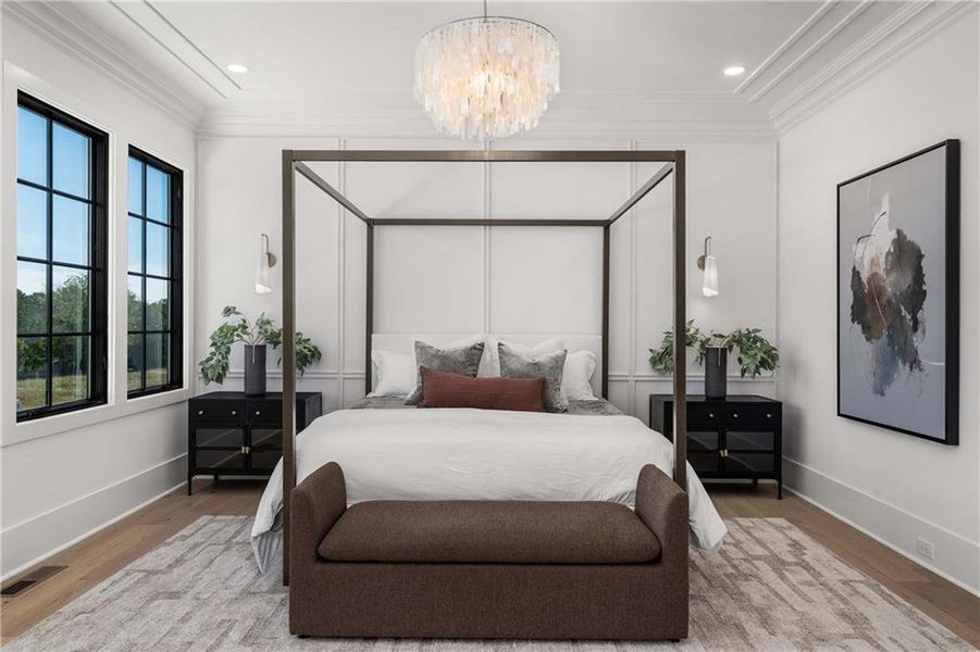 Furnished interior view inside a new home in Echo at Crabapple, Milton (Image 17).