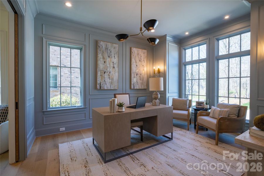 Furnished interior view inside a new home in , Charlotte (Image 32).