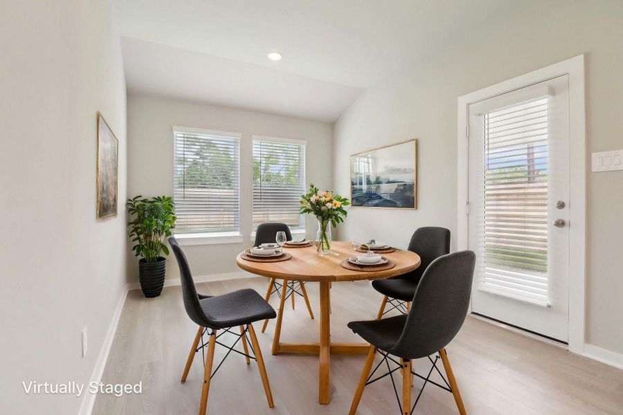 Furnished interior view inside a new home in Massey Oaks - Premier Series, Pearland (Image 13).