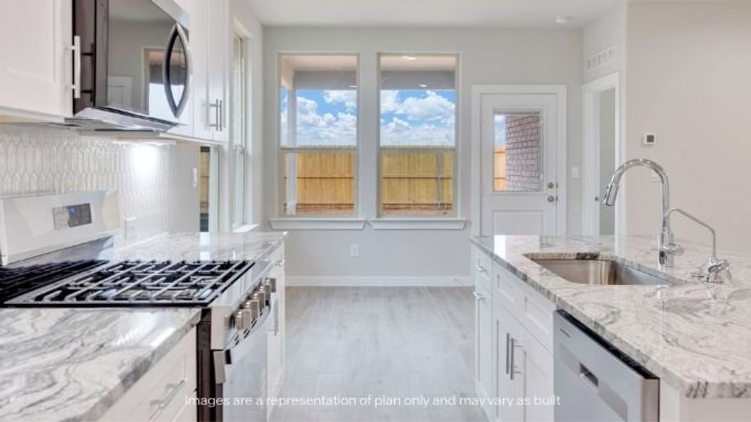 Representative furnished interior of a home built from the Portales by D.R. Horton in Homestead at Parks Bell Ranch, Odessa (Image 6).