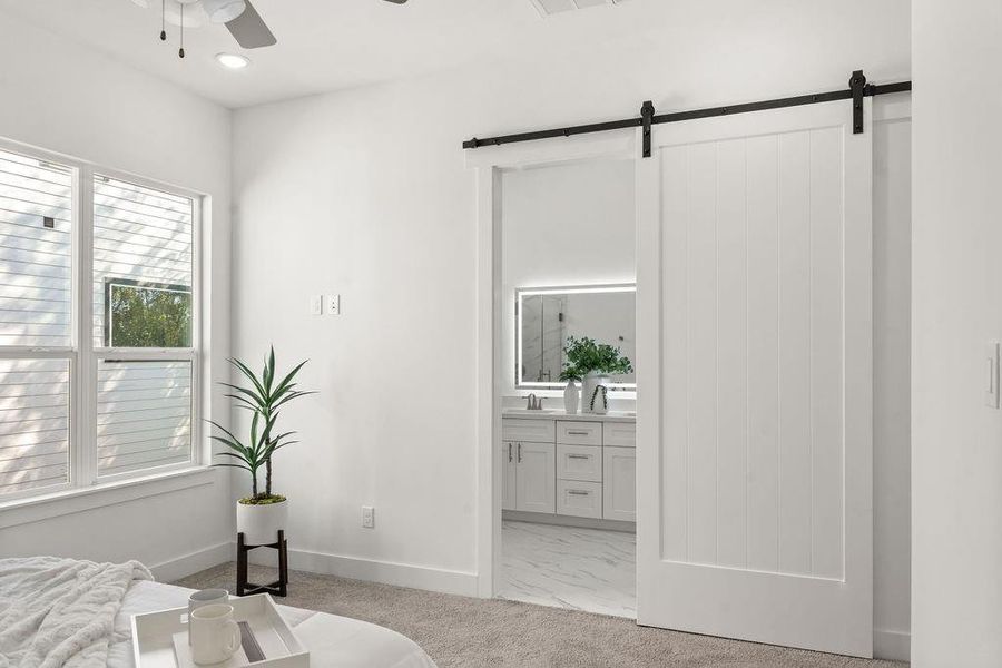 Furnished interior view inside a new home in , Houston (Image 6).