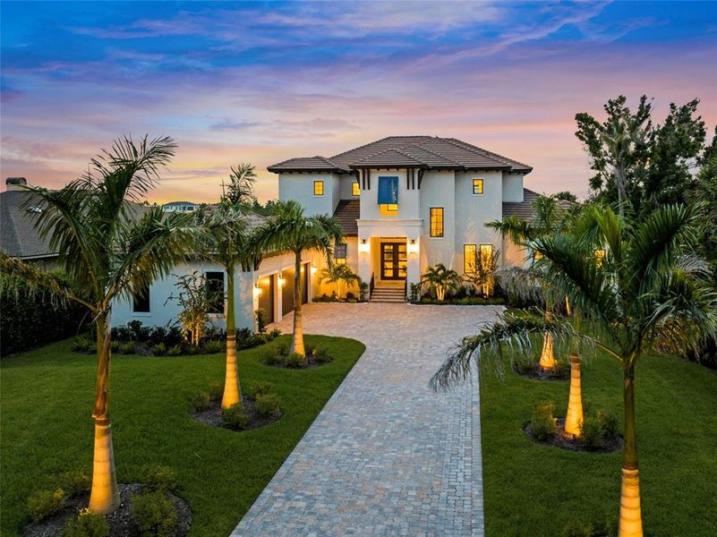 Front exterior of a new home in , Nokomis, FL, highlighting curb appeal (Image 28).