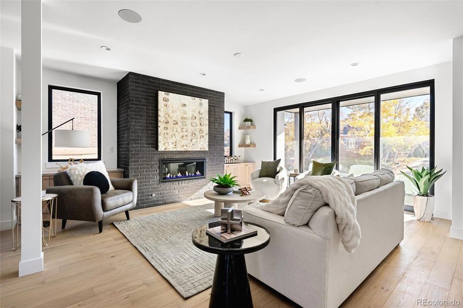 Furnished interior view inside a new home in , Denver (Image 38).