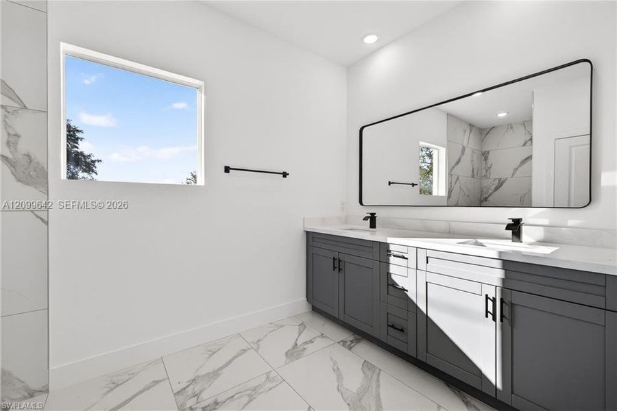 Furnished interior view inside a new home in , Lehigh Acres (Image 16).