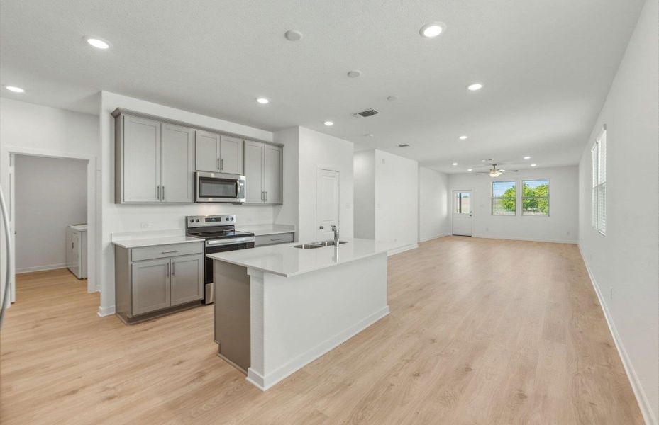 Furnished interior view inside a new home in Sonterra, Jarrell (Image 6).