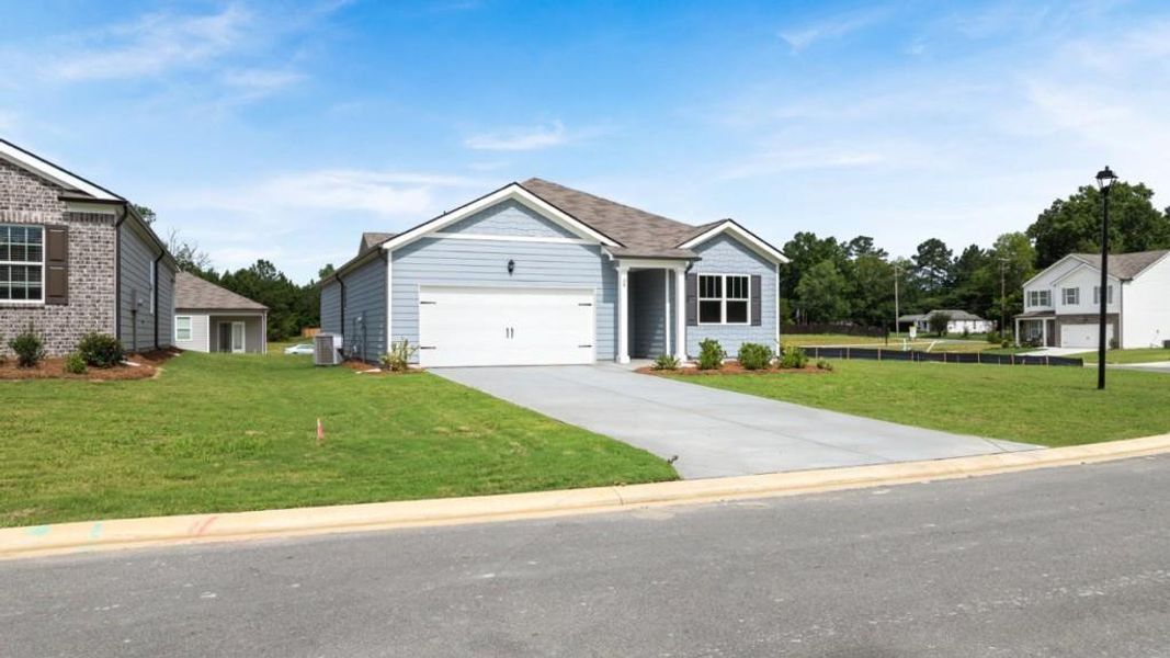 Front exterior of a new home in Northberry, Rome, GA, highlighting curb appeal (Image 2). Front exterior of a new home in Northberry, Rome, GA, highlighting curb appeal (Image 2).