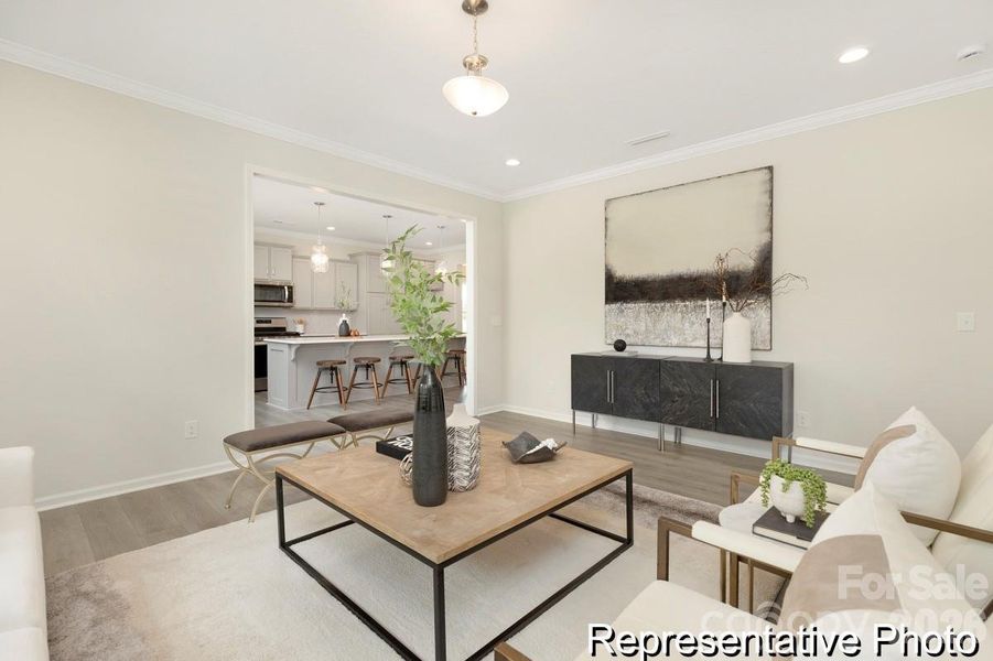 Furnished interior view inside a new home in Morrow Brook, Albemarle (Image 13).
