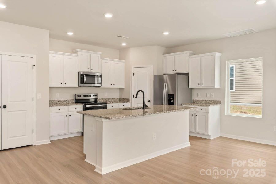 Furnished interior view inside a new home in , Winston-Salem (Image 7).
