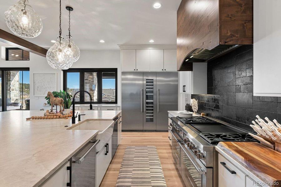 Furnished interior view inside a new home in , Colorado Springs (Image 13).