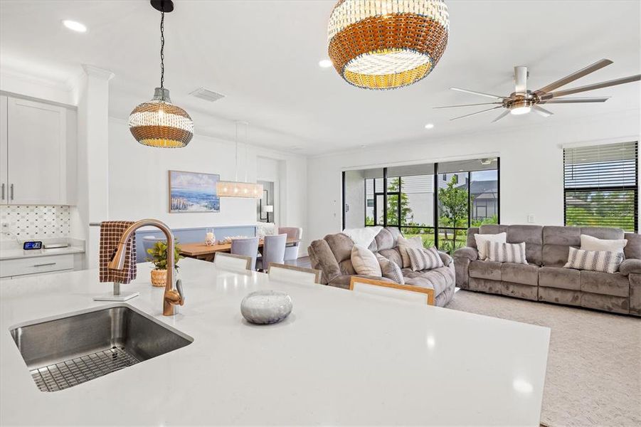 Furnished interior view inside a new home in , Bradenton (Image 12).