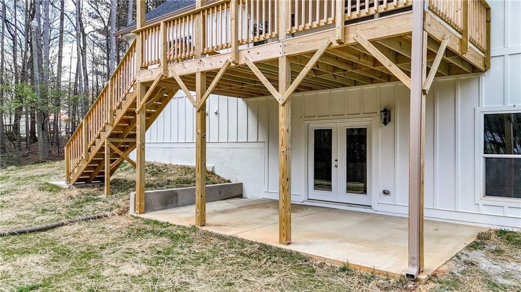 Exterior details and patio area of a home in , Rockmart (Image 31).
