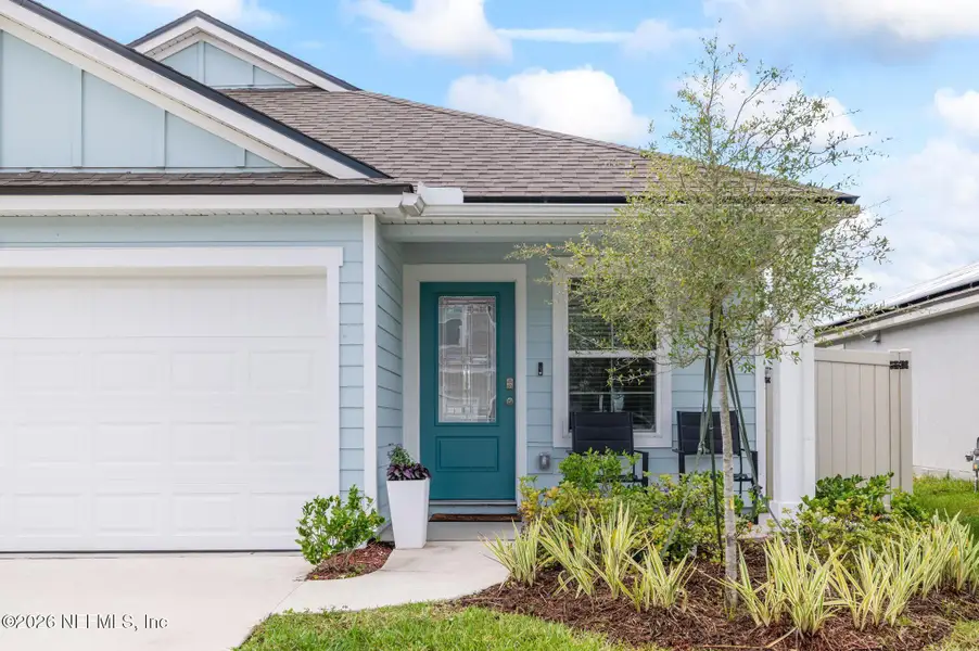 Exterior details and patio area of a home in Dorado at Entrada, St. Augustine (Image 30).