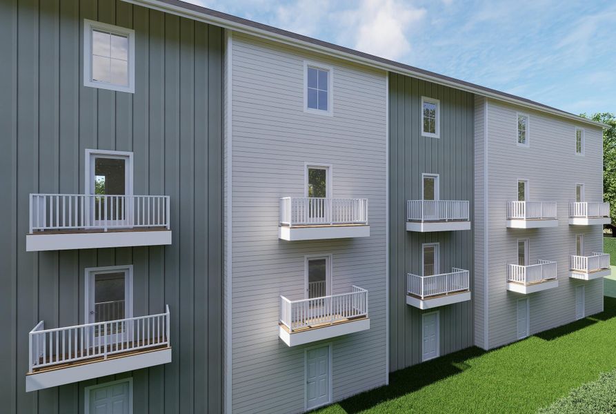Front exterior of a new home in , North Charleston, SC, highlighting curb appeal (Image 26).